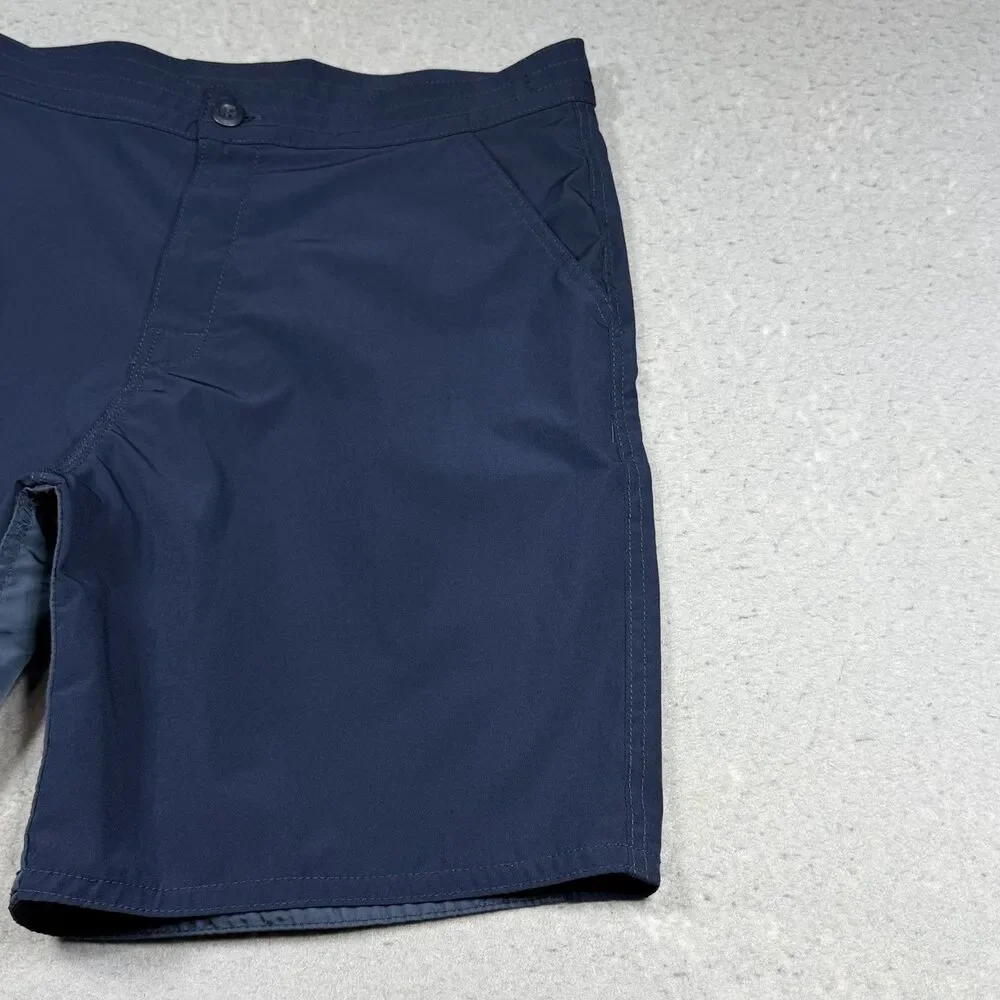 VTG Birdwell Beach Britches Birdie Board Shorts Cargo Men’s Medium Blue Nylon